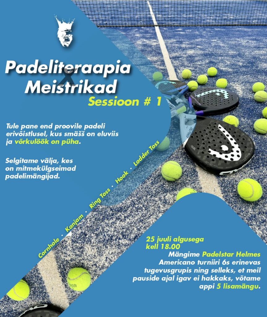 Padeliteraapia x Meistrikad