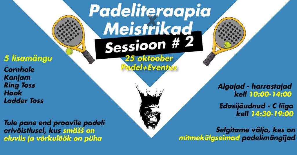 Padeliteraapia x Meistrikad