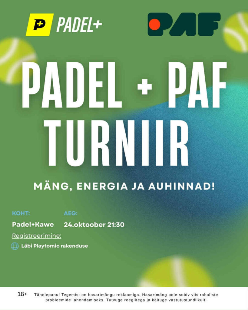 PADEL+ x PAF TURNIIR