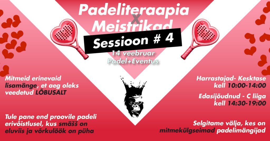 Padeliteraapia X Sõbrapäev Sessioon#4