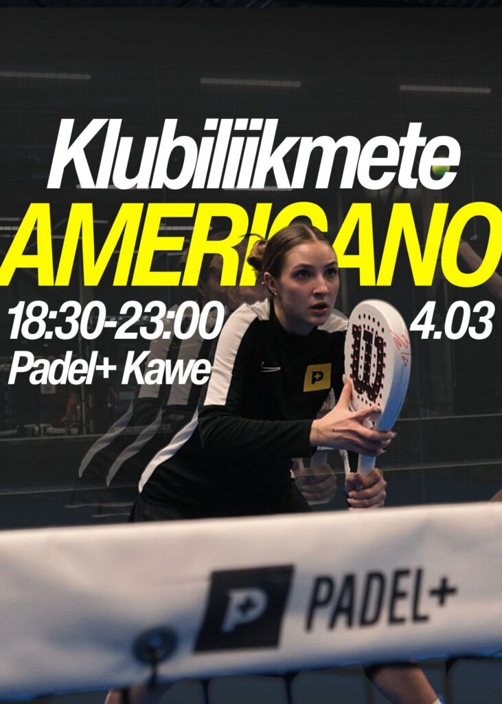 Padel+ klubiliikmete Americano õhtu!
