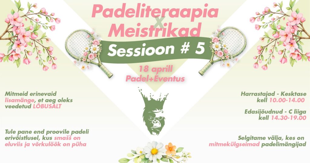 Padeliteraapia x Meistrikad